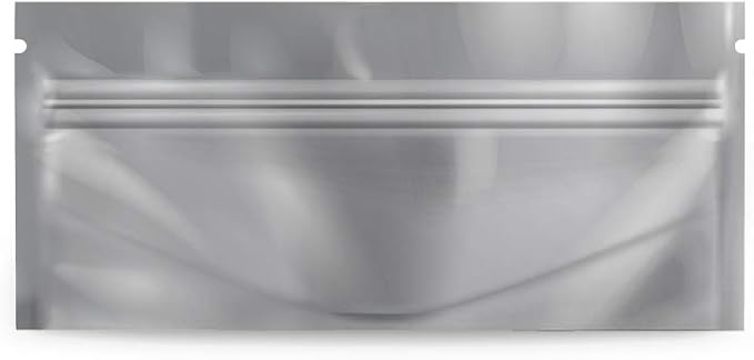 Mylar Smell Proof Bags - White/Clear - 1000 Count -2.27 X 6 -Pre Roll - Packaging Bags - Mylar Bags For Food Storage - Resealable Bags - Storage Bag - Edible Packaging - Dry Herb Packaging