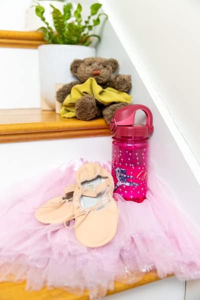 Nalgene Sustain Tritan BPA-Free Kids On The Fly Water Bottle Made with Material Derived from 50% Plastic Waste, Leak Proof, Durable, BPA Free, Carabiner Friendly, Reusable, 12 oz