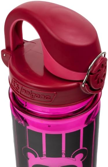 Nalgene Sustain Tritan BPA-Free Kids On The Fly Water Bottle Made with Material Derived from 50% Plastic Waste, Leak Proof, Durable, BPA Free, Carabiner Friendly, Reusable, 12 oz