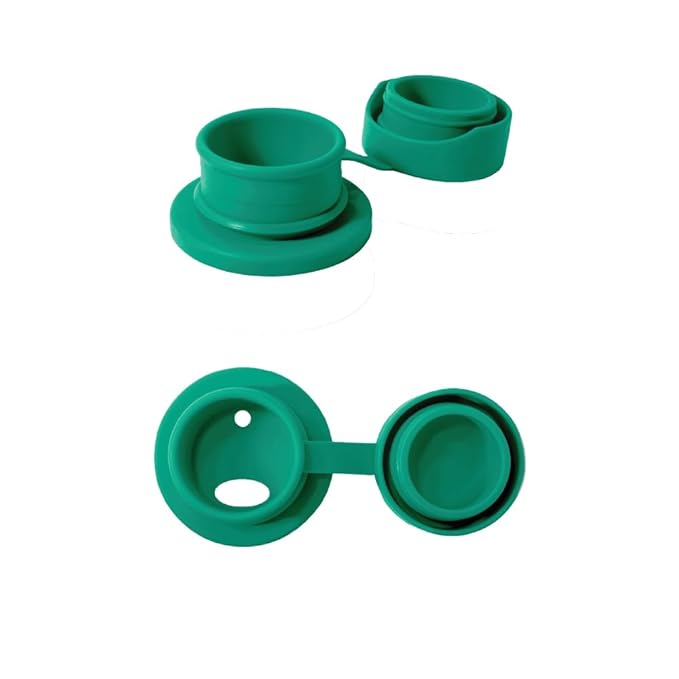 Pura Sport Big Mouth Silicone Sport Top - Leak & Spill-Proof, Plastic-Free, MadeSafe Certified, Medical-Grade Silicone - Fits All Sport Bottles – Mint