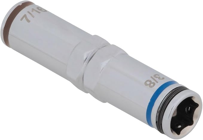 Klein Tools 32809MAG 9-in-1 Multi-Nut Driver Tool, Magnetic SAE Pass Through Driver with Hex Nut Sizes 3/16 to 3/4-Inch