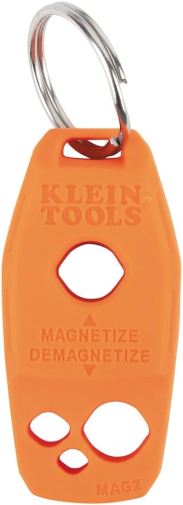 Klein Tools 85077INSR Insulated Screwdriver Set with Magnetizer, Made in USA, 1000V Electrical Screwdrivers, Phillips, Slotted, Square, 7-Piece