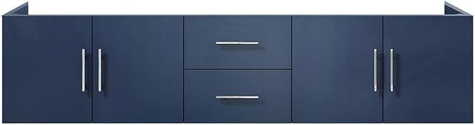 Sonoma 80 in. W X 22 in. D Navy Blue Double Bath Vanity Cabinet Without Countertop