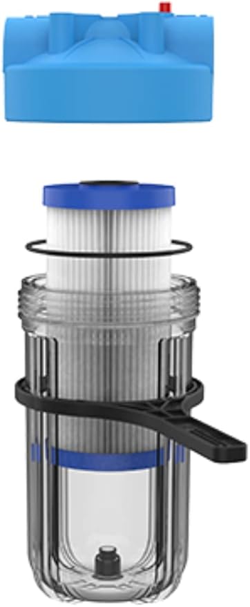 Pentair OMNIFilter BF9C Water Filter System, 10" Whole House Heavy Duty Filtration System, 1" NPT, Includes 10" Clear Heavy Duty Housing, RS6 Sediment Reduction Cartridge and All Tools