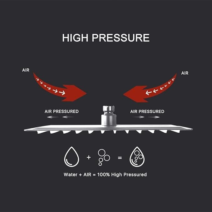 Shower System Brushed Nickel Bathroom 10 Inch Rain Shower Head Ceiling Mount with Handheld Luxury High Pressure Shower Combo Set Shower Faucet Rough-in Valve Body and Trim Included