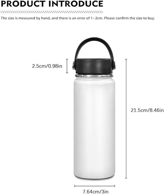 Golden Retriever Water Bottle Kids 8-10/10-12 Stainless Steel Water Bottle 18 OZ Water Bottle Carrier Bag with Phone Pocket Set with Shoulder Strap