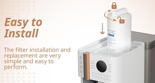 ICEPURE WFC002-01 Filter Replacement Cartridge, Replacement for ICEPURE Countertop Reverse Osmosis Water Filtration System, 4 Stage Purified Tap Water, Removes 99.99% PFAS&PFOA&PFOS, 12 Months, 1 Pack