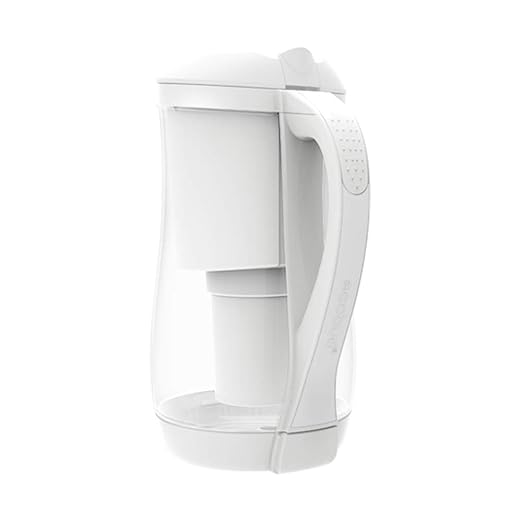 Gentoo Lite 1.5L Alkaline Water Filter Pitcher in White, 1 x Gentoo Filter Cartridge included