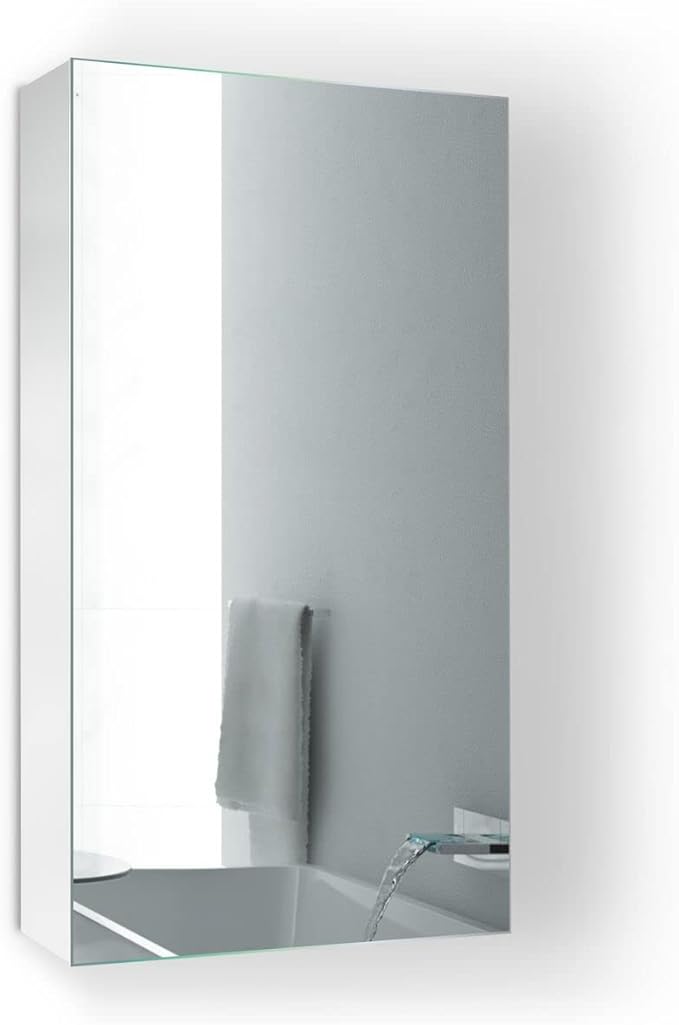 Krugg Medicine Cabinet | Recess or Surface Mount | Blum Hinge 170 Degree Soft Close|(18"x36")