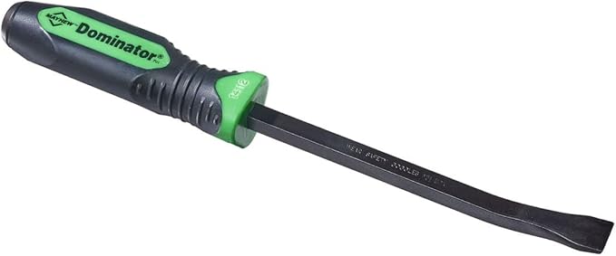 Mayhew Tools 14112GN Dominator Pro Curved Pry Bar, 12", Green