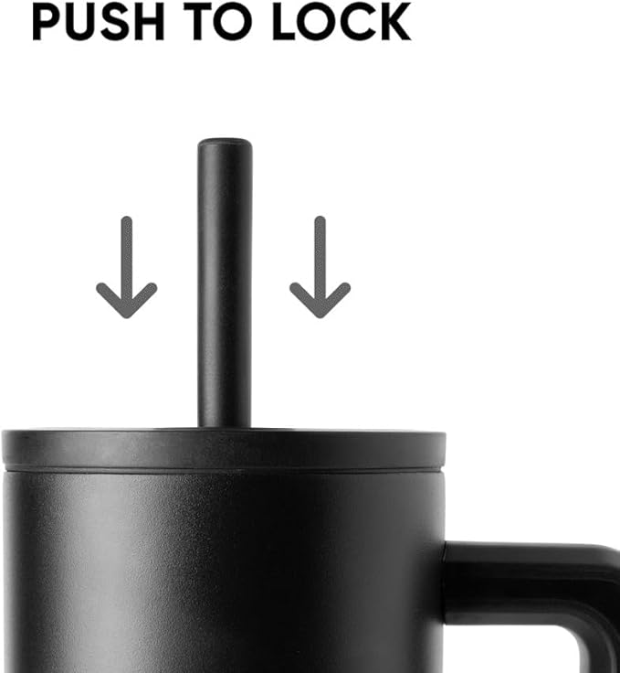 Simple Modern 40 oz Tumbler with Handle and Straw Lid | 4th of July Insulated Reusable Stainless Steel Water Bottle Travel Mug Cupholder Use | Gifts for Women Men Him Her | Trek Signature | Fireworks