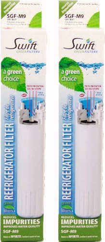 Swift Green Filters SGF-M9 Replacement water filter for UKF8001, EDR4RXD1, FILTER 4, EFF-6007A,46-9006 Made in USA (2 Pack)