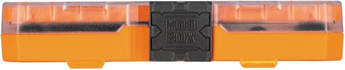 Klein Tools 65242 KNECT Impact Socket Set, Ratcheting Screwdriver Set, 1/4-Inch Drive, SAE and Metric Flip Sockets, 16 Hex Sizes, Adapters, MODbox Case