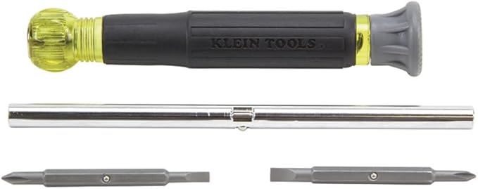 Klein Tools 80045 Screwdriver and Nut Driver Tool Kit, Includes Magnetic 11 in 1, Multi-Bit Stubby and Electronics Screwdrivers, 3-Piece