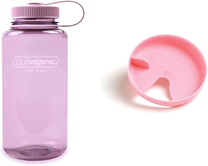 Nalgene Sustain Tritan BPA-Free Water Bottle Made with Material Derived from 50% Plastic Waste, 32 OZ, Wide Mouth