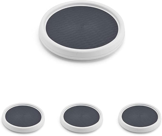 Copco Non-Skid Pantry Cabinet, 9-Inch, White/Gray (Pack of 4)