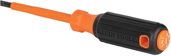 Klein Tools 85073INS Insulated Screwdriver Set, Made in USA, features 1000V Phillips, Slotted and Square Tips, Cushion Grip Handles, 3-Piece