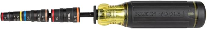 Klein Tools 32303HD Impact Driver Set, 20-in-1 SAE Impact Rated Sockets and Screwdriver Tool with Phillips, Slotted, Square and Torx Tips
