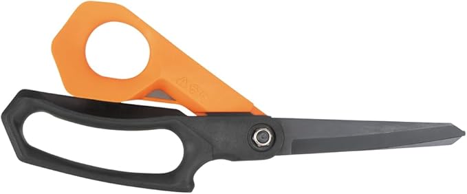 Klein Tools T2110 Titanium-Coated Professional Scissors, Stainless Steel Shears for Cutting Sheet Metal, Leather, and Heavy-Duty Materials, 10-Inch