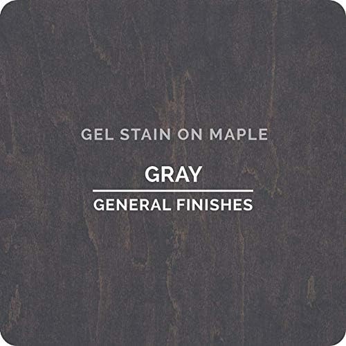General Finishes Oil Base Gel Stain, 1/2 Pint, Gray