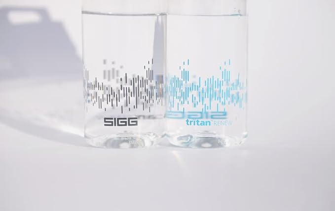 SIGG - Tritan Renew Transparent Water Bottle - Total Clear ONE MyPlanet - For Carbonated Beverages - Dishwasher Safe - With Fruit Strainer - Leakproof & Lightweight - BPA Free - 17 Oz / 25 Oz / 51 Oz