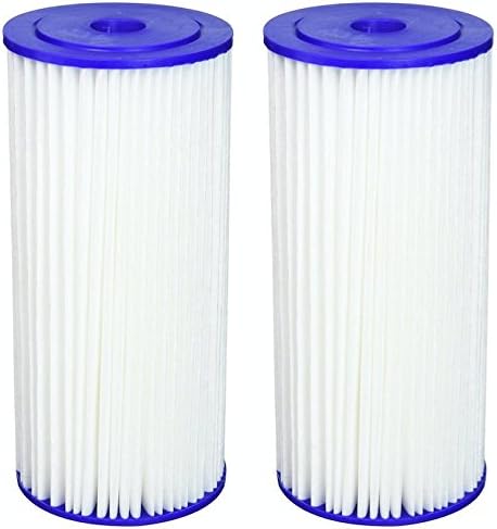 Fette Filter - Heavy Duty Sediment Filter Compatible with R50-BBSA. Also Compatible with GE FXHSC, Pentek R50-BB and Dupont WFHDC3001. Whole House Filters. (2-Pack)