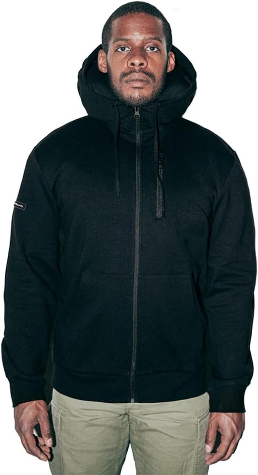 Full Zip Hoodie – Inflatable Built-in Travel Pillow – Comfortable Rest On-The-Go – Perfect for Airplane and Trips