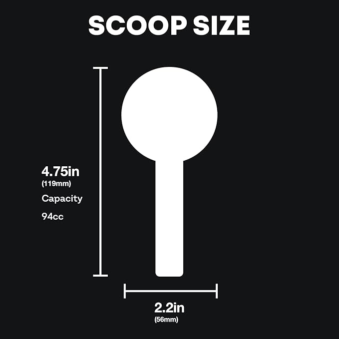 Scoop (90cc) with Huel Instant Meal Cup Pot Container Bottle - Durable,Leakproof, & Stylish Design - 450ml