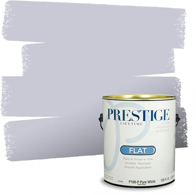 PRESTIGE Interior Paint and Primer in One, Foggy Morning, Flat, 1 Gallon