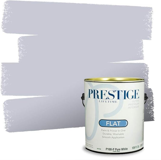 PRESTIGE Interior Paint and Primer in One, Foggy Morning, Flat, 1 Gallon