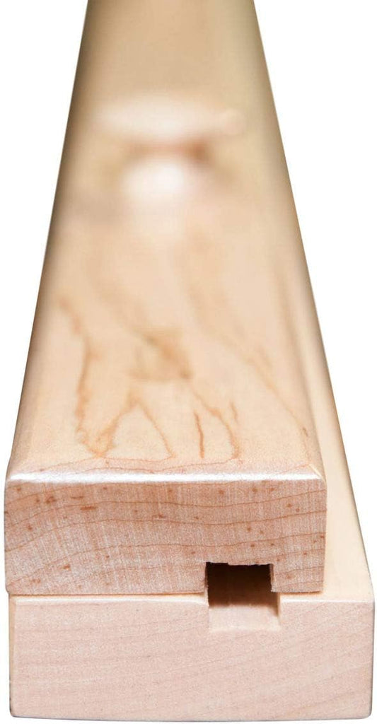 RRD Quilt Hanger for Wall for Display (30") Amish Made Wooden Quilt Rack Wall Mount - Rustic Tapestry Quilt Wall Hangers (Maple Wood, Natural Stain, 30" Long)