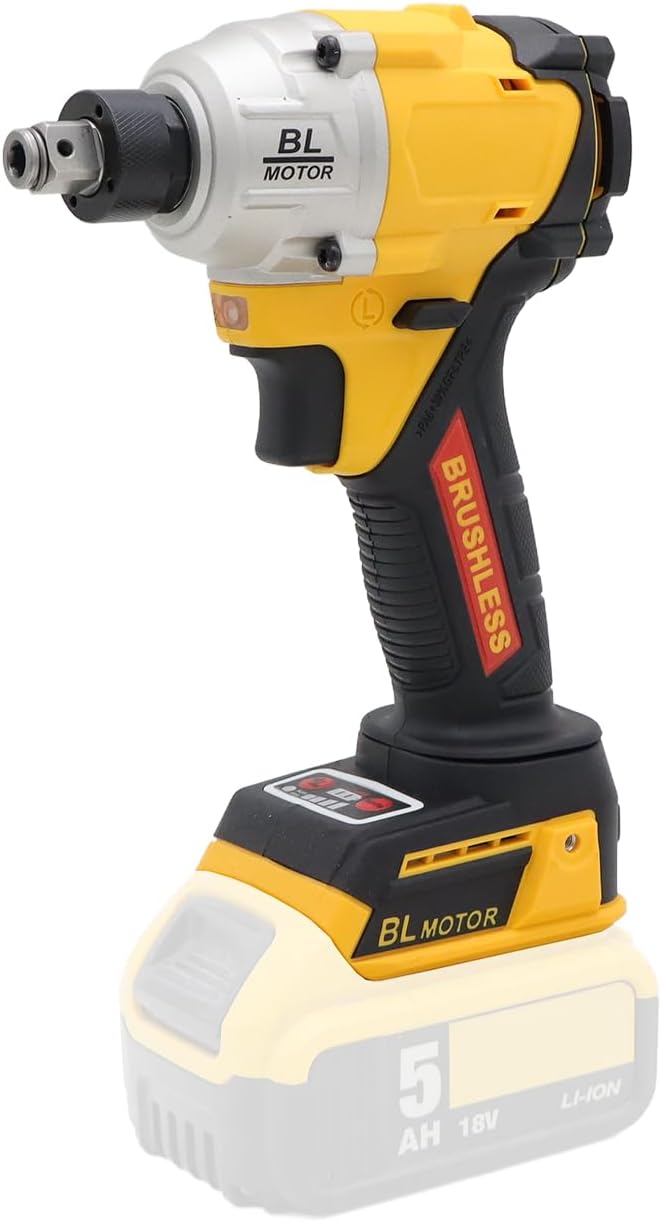 FSYAO 1/2 350Nm dual-purpose cordless impact wrench, 1/4 impact driver, brushless wrench driver. (body only, no battery included)