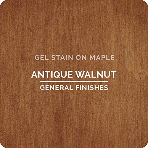 General Finishes Oil Base Gel Stain, 1 Pint, Antique Walnut