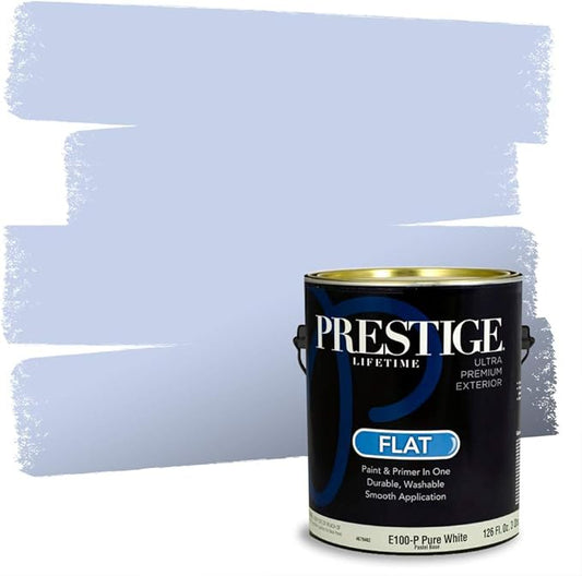 PRESTIGE Exterior Paint and Primer in One, Fair Haven, Flat, 1 Gallon