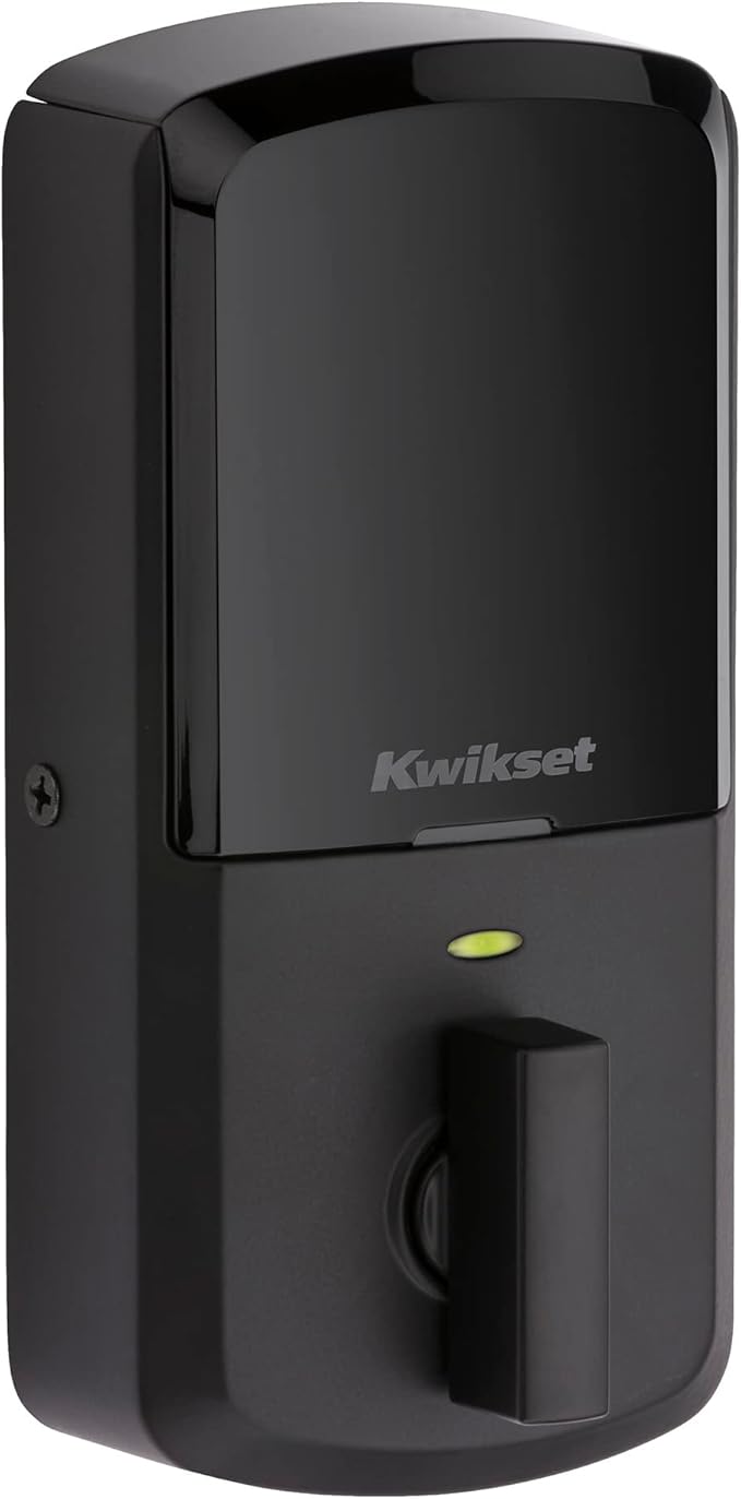 Kwikset Halo Wi-Fi Smart Lock, Keyless Entry Front Door Touchscreen Deadbolt, Matte Black Finish, Grade AAA Certified, UL Listed, Easy Install No Hub, App Control, Digital Remote Lock