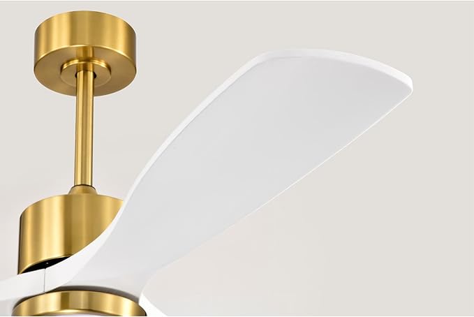 Tariq 52-inch Solid Wood and Metal Lighted Ceiling Fan with LED Lighting