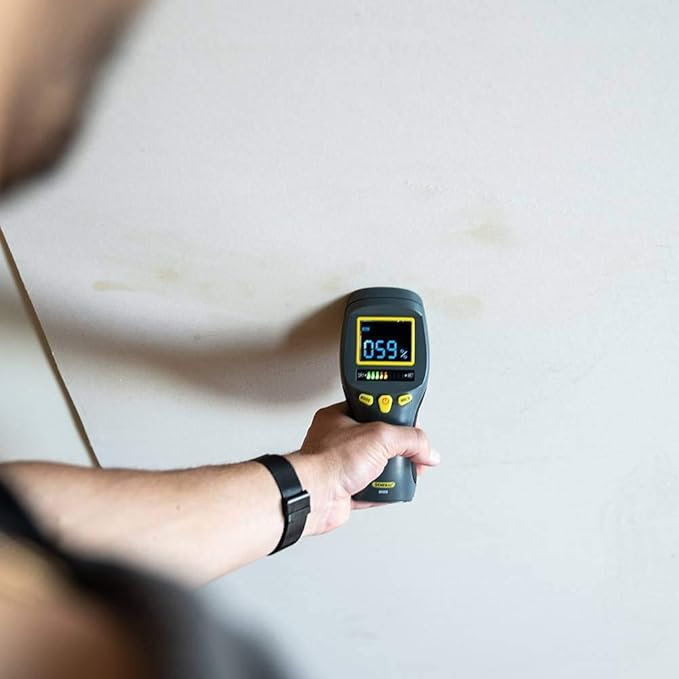 General Tools LCD Moisture Meter #MM8 - Leak and Humidity Detector - Pinless and Non-Invasive