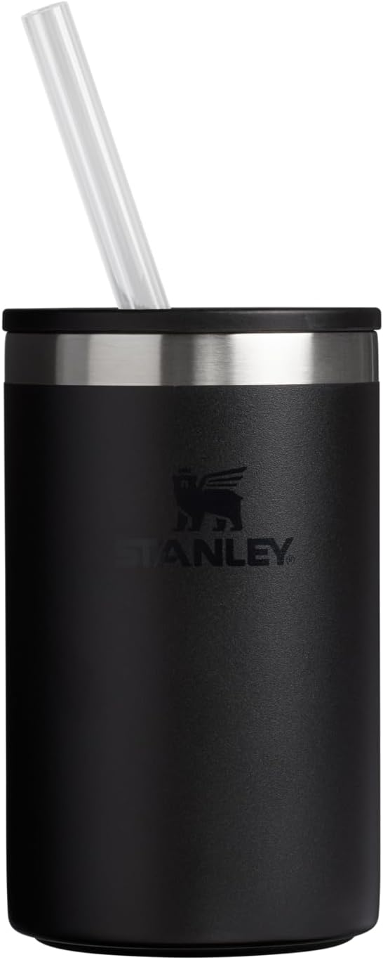 STANLEY Everyday Can Cooler Cup 10 oz | Steel Drink Holder for Beer, Seltzers, Soda, and Energy Drinks| Hold-Tight Tabs | Dishwasher Safe | Doubles as Tumbler