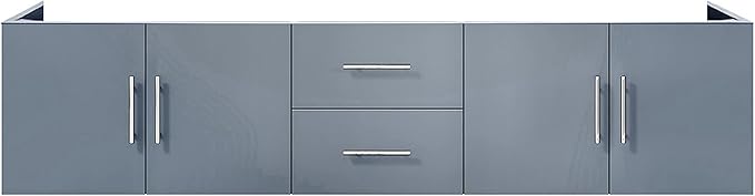 Sonoma 80 in. W x 22 in. D Dark Grey Double Bath Vanity and Carrara Marble Top