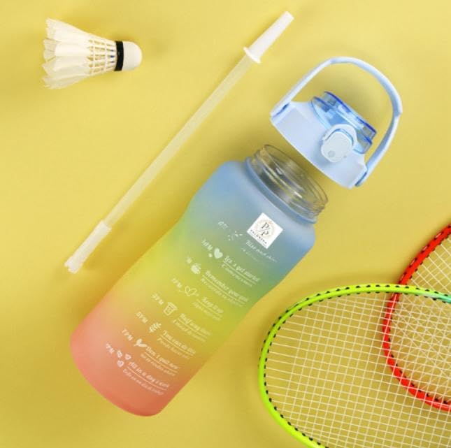 Generic 3in1 sports water bottle, light blue