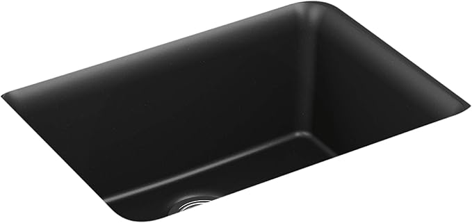 KOHLER K-28001-CM1 Cairn Sink, 24 in, Matte Black