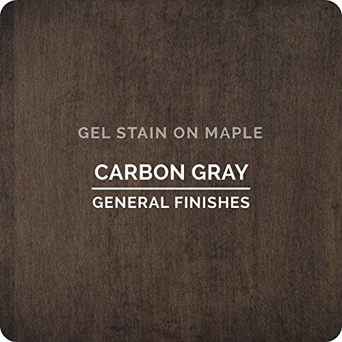 General Finishes Oil Base Gel Stain, 1/2 Pint, Carbon Gray