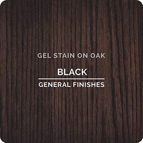 General Finishes Oil Base Gel Stain, 1 Quart, Black