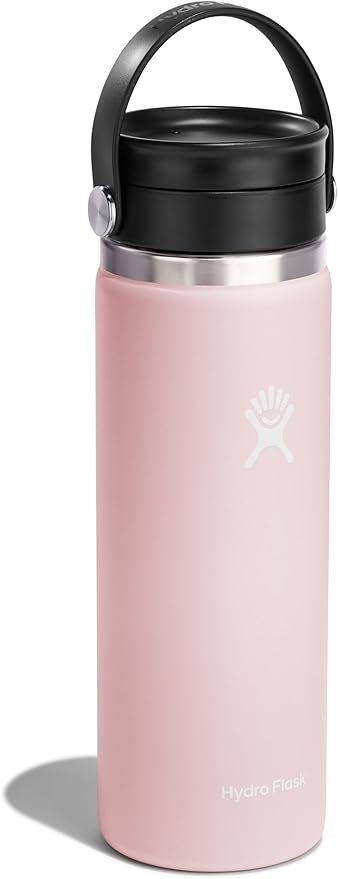 Hydro Flask Stainless Steel Wide Mouth Bottle with Flex Sip Lid and Double-Wall Vacuum Insulation for Coffee, Tea and Drinks