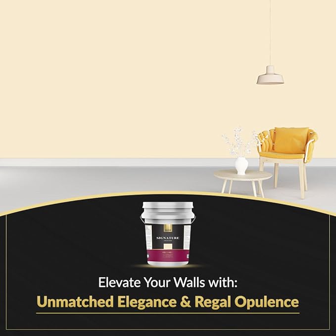 EVOLVE Signature Paint & Primer: Luxury Paint & Primer for Indoor & Outdoor Surfaces, Minimal Odor, Eggshell Sheen (Cream Beige, 5 Gallon)