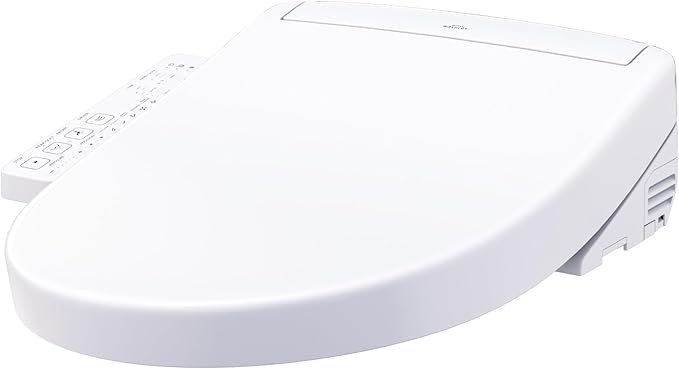 TOTO® WASHLET® S2 Electronic Bidet Toilet Seat with Instantaneous Water Heating, PREMIST and EWATER+ Wand Cleaning, Elongated, Cotton White - SW3346#01