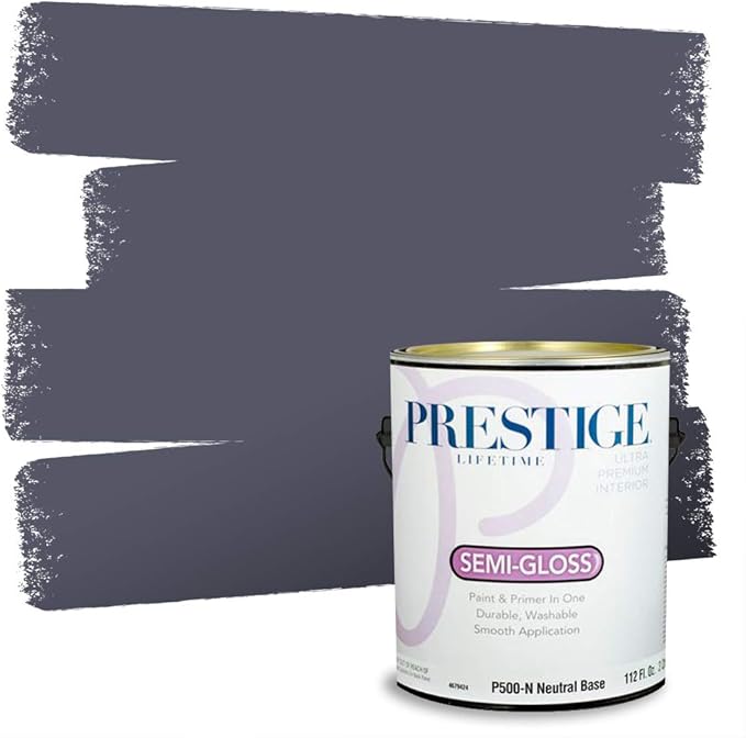 PRESTIGE Interior Paint and Primer in One, Boulevard, Semi-Gloss, 1 Gallon