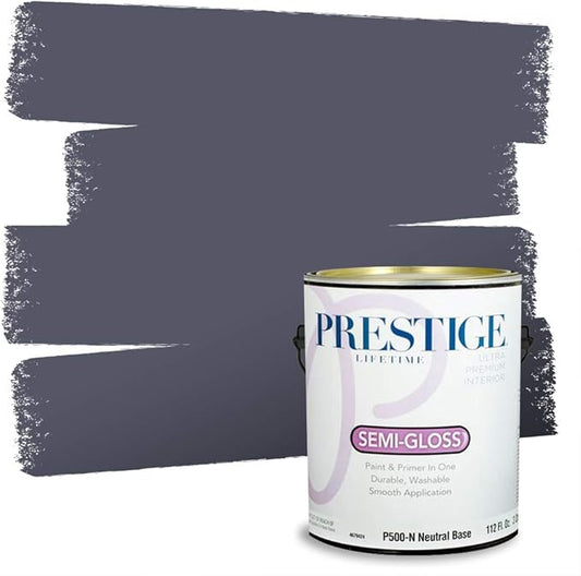 PRESTIGE Interior Paint and Primer in One, Boulevard, Semi-Gloss, 1 Gallon