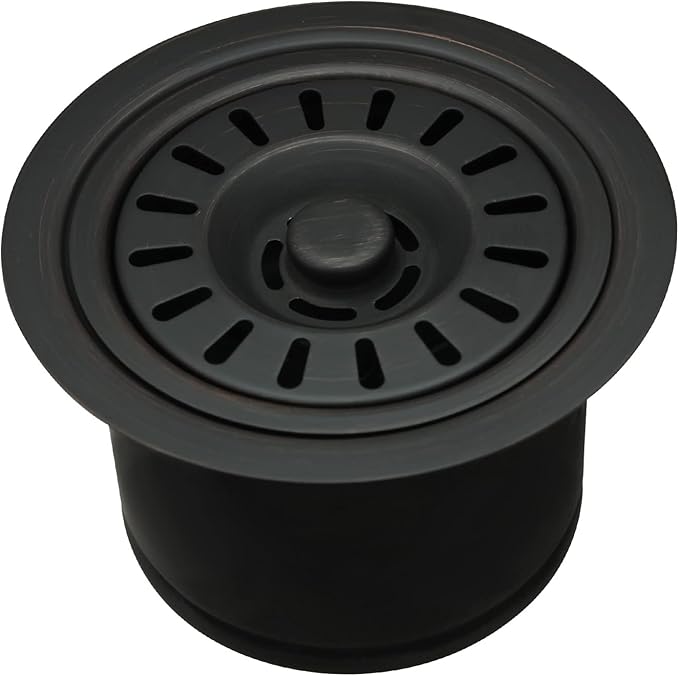 Akicon Kitchen Sink Oil Rubbed Bronze Finish Garbage Disposal Flange Stopper, One Size Disposal Rim, Fit 3-1/2 Inch Standard Sink Drain Hole 2.85" Height