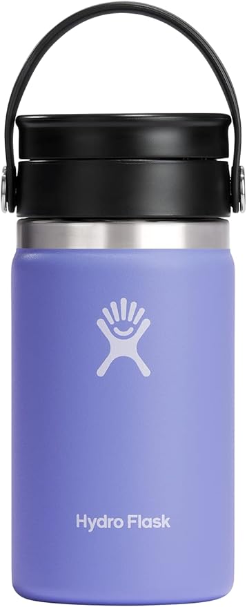 Hydro Flask Stainless Steel Wide Mouth Bottle with Flex Sip Lid and Double-Wall Vacuum Insulation for Coffee, Tea and Drinks